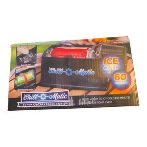 Chill-O-Matic Instant Beverage Cooler Chills Soda Beverage in 60 Seconds